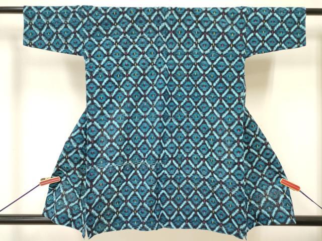 Kimono （For Girls） - 平和屋着物[]久留米絣　単衣　女の子　子供　3歳　絣文様　綿　逸品　DABC5239ma