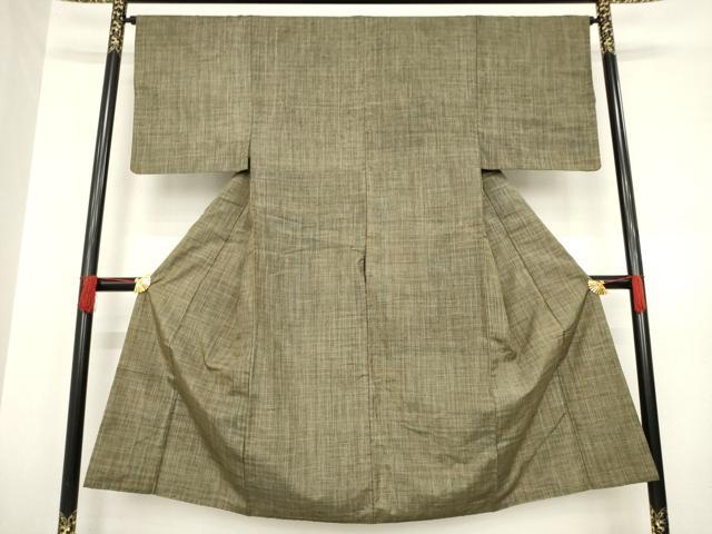 平和屋着物●男性　紬　霞文　正絹　逸品　AABD1619ck