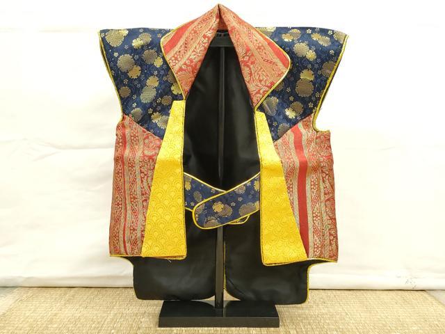 平和屋着物[]陣羽織 五月人形 端午の節句 子供の日 金襴 スタンド・箱付き 金彩 CAAZ7071ze