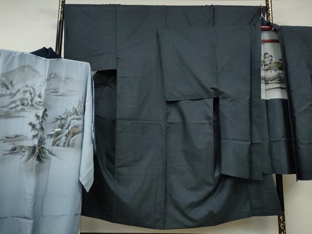 ■■■　サイズ　■■■ 【着物】 身丈 145cm（肩から） 裄丈 68cm 袖丈 48cm　縫込み 3cm 袖幅 34cm 前幅 25cm 後幅 31cm 着物縫いこみ 内揚げ 4cm 裄 お袖側 約1cm　身頃側 約0cm 【長襦袢・袷...