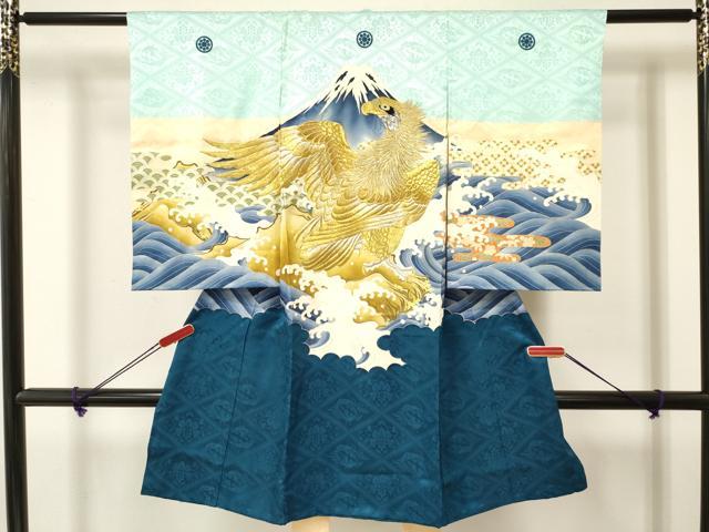 ■■■　サイズ　■■■ 【着物】 身丈 102cm（肩から） 裄丈 47.5cm 袖丈 56cm ■■■　商品詳細　■■■ 産着【正絹・五つ紋】の 状態は接写画像のように表地所々に薄い汚れがございます。 大変上質な逸品になりますので ぜひお手入れをされてお召しになられてはいかがでしょうか。 お安く出品致しますので、是非この機会にいかがでしょうか？ ※襦袢の付属がございません。 ■■■　注意事項　■■■ ■モニター発色の具合により色合いが異なる場合がございます。 ■寸法は多少の誤差が生じる場合がございますのでご了承ください。 ■縫込みの長さが左右非対称の場合は短い部分を記載しております。 左右非対称であってもご返品・お値引き等の保証は出来かねますので、ご了承の上ご購入をお願い致します。 ■シミ等のチェックには注意を払っておりますが、見落としがある場合もございますし、個人の見解も様々ですので神経質な方のご購入はお控えください。 ■箪笥に入っておりました着物や帯なので畳みシワや匂いがあるものもございます。 ■お休みは基本的に土日祝となりますが、その他臨時でお休みする場合がございますのでご了承ください。 ■商品の発送は平日のみの発送となります。 ■夜間と土曜、日曜日はお問い合わせの回答が遅れる場合がございます。 ■当店では、お直し、紋入れ、お手入れ等は承っておりません。 ■生地の状態（ヤケ、経年劣化等）によってはサイズ直しが出来ない場合がございます。 その点もどうかご了承のうえ、ご購入をお願いいたします。 ■弊社で取り扱う商品は一点ものにつき、時期や在庫状況に応じて金額が変更となる場合がございます。 ■検針は行っておりません。予めご了承いただきますようお願いいたします。 ■【洗える着物】と記載のある商品におきましては、商品お届け後に洗濯を行ってしまってからのご返品にはご対応しかねます。 念の為、専門店でのお手入れをお願いいたします。 ■着物のサイズ目安は下記を参考ください↓ ＜女性着物＞　お端折り次第で＋5cm　−1cmが着用可能サイズ 　例）身丈170cmの場合、身長160cm〜175cm ＜男性着物＞　身丈＋約25cm〜27cm程が適応身長 　例）身丈155cmの場合、身長180〜182cm