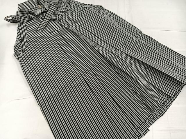 平和屋着物●男性　馬乗り袴　縞　洗える着物　AABF9528ph