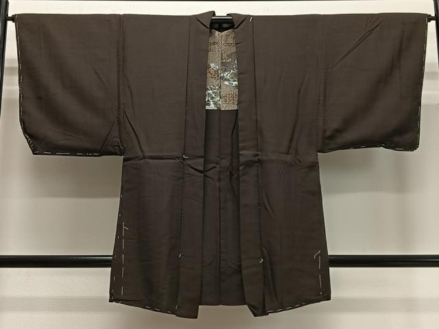 Uramono - 平和屋着物∞男性　長羽織　格子　正絹　逸品　未使用　CABD4751ua