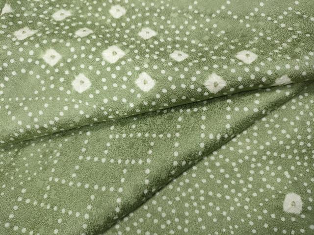 平和屋着物●上質な小紋　絞り　吉祥文　正絹　逸品　CABA8002ut(4)