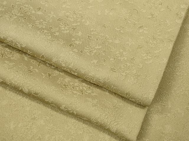 平和屋着物●上質な色無地 舞花地紋 浅黄色 正絹 逸品 CABA8017ut