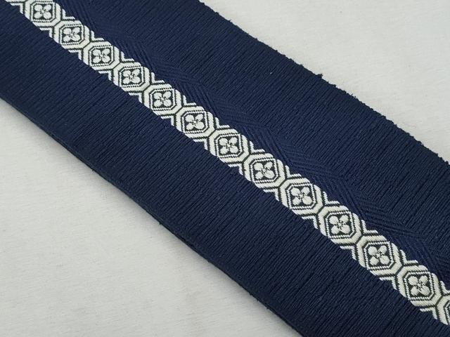平和屋着物◎男性 本場筑前博多織 角帯 菱花間道 正絹 逸品 CAAZ4927fb