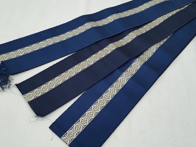 平和屋着物◎男性 本場筑前博多織 角帯 吉祥間道 正絹 逸品 CAAZ4931fb