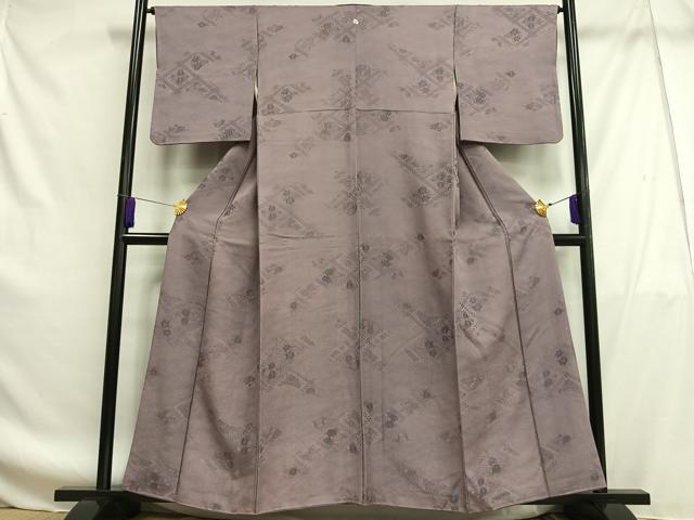 樂天商城 - 平和屋着物■上質な小紋　花菱文　正絹　逸品　AABF8623oa