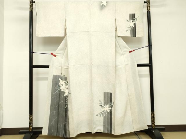 平和屋着物■訪問着　草花文　暈し染め　金彩　正絹　逸品　DAAZ8029cd