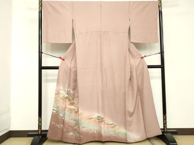 平和屋着物■豪華色留袖　風景文　暈し染め　金彩　正絹　逸品　DAAZ8042cd