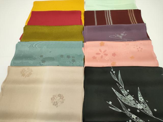 Other - 平和屋着物★和装小物　帯揚げ10枚セット　正絹　逸品　CABA9214ju