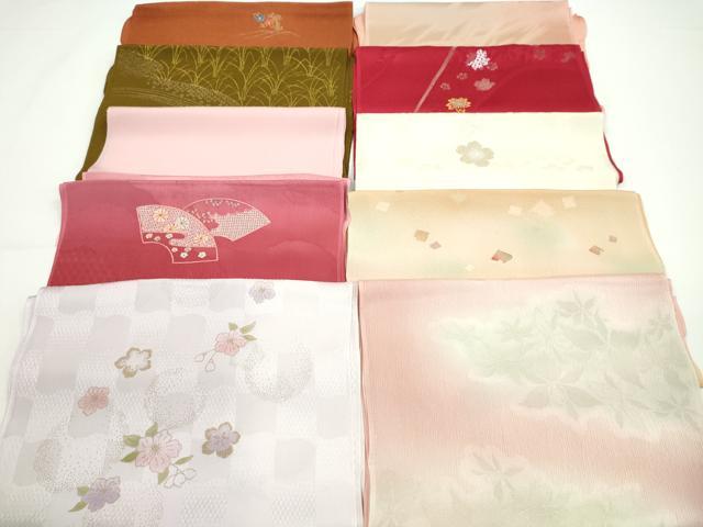 Other - 平和屋着物★和装小物　帯揚げ10枚セット　正絹　逸品　CABA9243ju