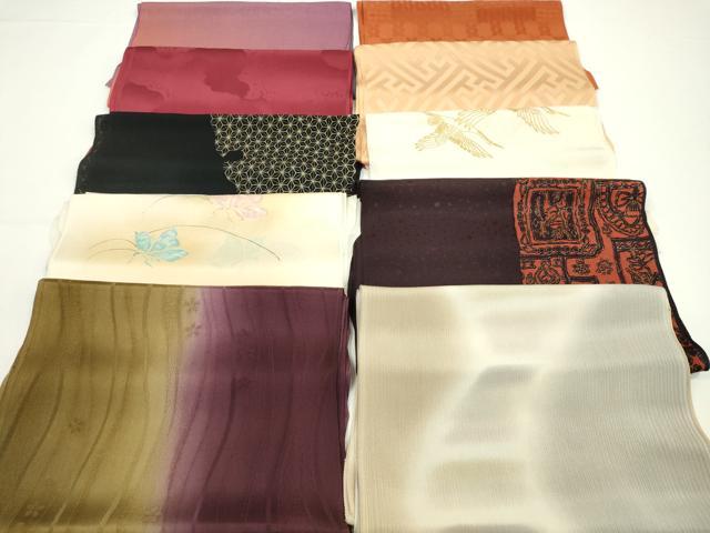 Other - 平和屋着物★和装小物　帯揚げ10枚セット　丹後ちりめん　正絹　逸品　CABA9245ju