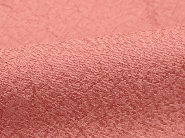 平和屋着物■上質な色無地 霞地紋 桃色 正絹 逸品 DAAZ8050cd
