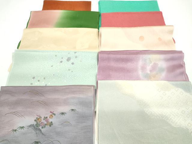 Other - 平和屋着物★和装小物　帯揚げ10枚セット　正絹　逸品　CABA9314ju