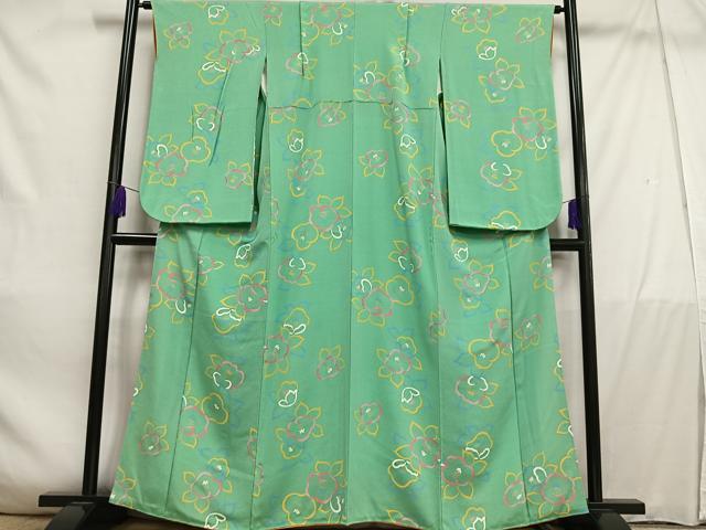 平和屋着物■小振袖　二尺袖　椿　金彩　正絹　逸品　AABD2421oa