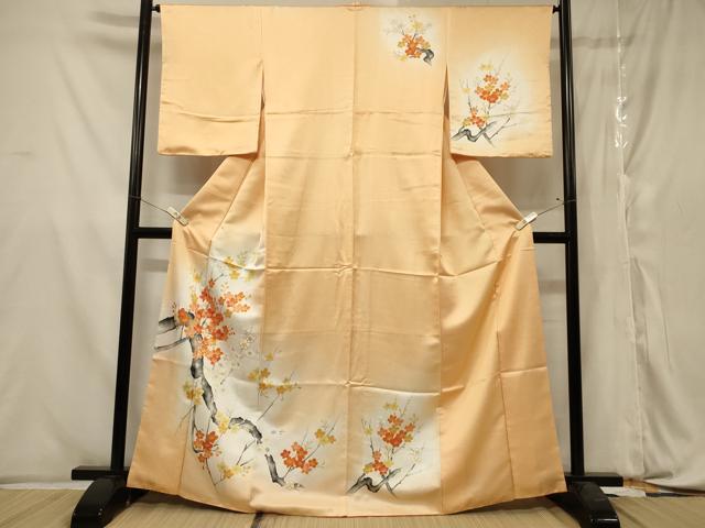 平和屋着物■訪問着　枝花文　暈し染め　洗える着物　CABA2959in