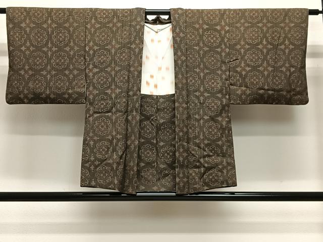 平和屋着物＃羽織　鏡裏文　正絹　逸品　CABA3297ua...