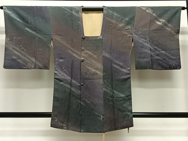 平和屋着物■道行コート　エ霞枝葉文　暈し染め　小田急百貨店扱い　正絹　逸品　CABA3310ua