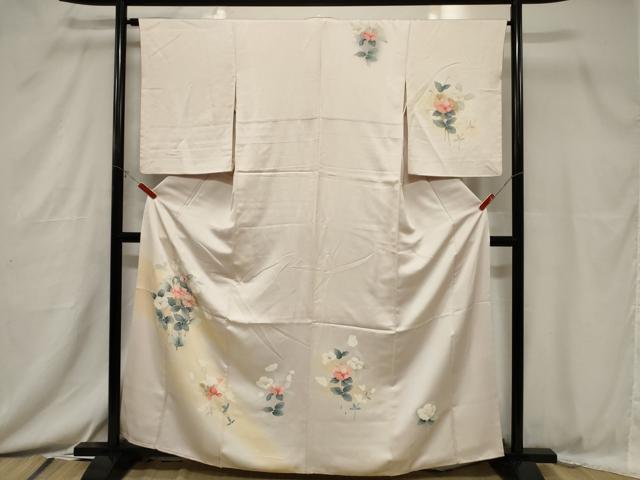Rakuten - 平和屋着物■訪問着　草花文　暈し染め　金彩　やまと誂製　正絹　逸品　CABC4626dy