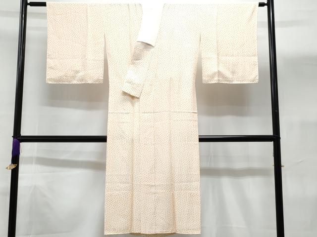 平和屋着物■長襦袢　無双仕立て　舞梅文　正絹　逸品　CABA2680fb