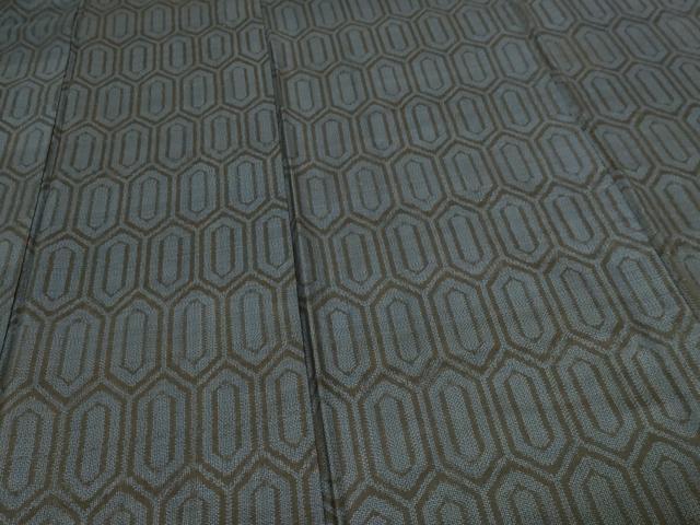 平和屋着物■本場大島紬 7マルキ 亀甲文 正絹 逸品 DABC0288sf