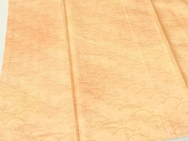 Full-Length Under-Kimono - 平和屋着物■上質な小紋　菊青海波地紋　暈し染め　正絹　逸品　DABD0066op