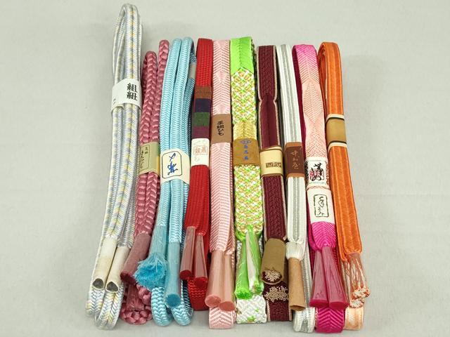 平和屋着物●和装小物帯締め10本冠...
