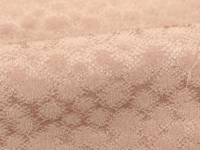 平和屋着物■上質な色無地　花尽くし地紋　石竹色　正絹　逸品　DAAZ8478cd