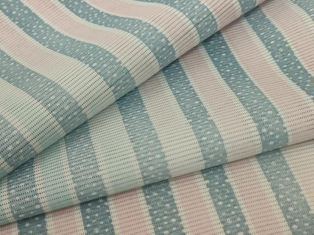 Uramono - 平和屋着物＊夏物　小紋　絽　縞　洗える着物　AABE2648jd