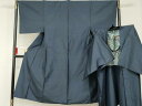 平和屋着物●男性 本場村山大島紬 アンサンブル 亀甲柄 正絹 逸品 AAAR0633cs