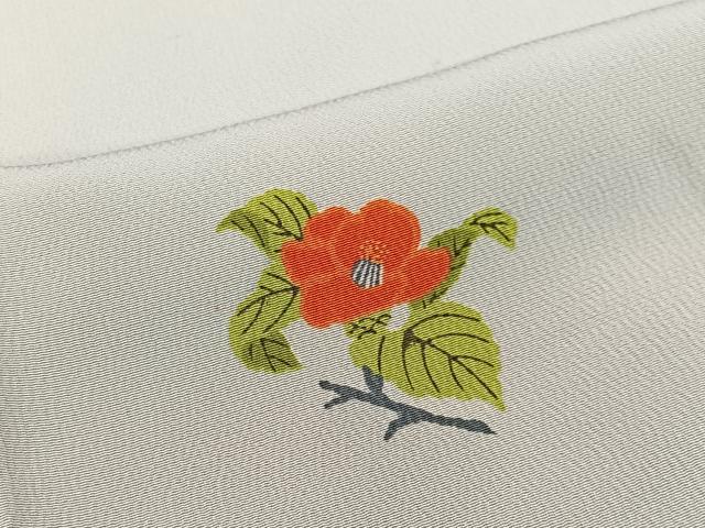 平和屋着物■上質な小紋　枝花文　正絹　逸品　CABH3471ua