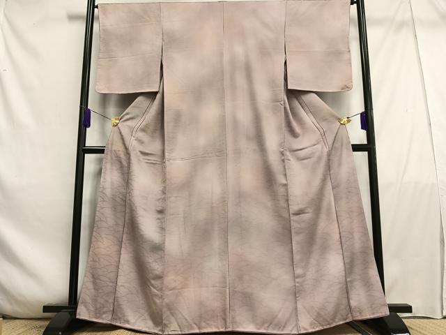 平和屋着物■上質な小紋　立波地紋　暈し染め　正絹　逸品　未使用　AABE0518oa