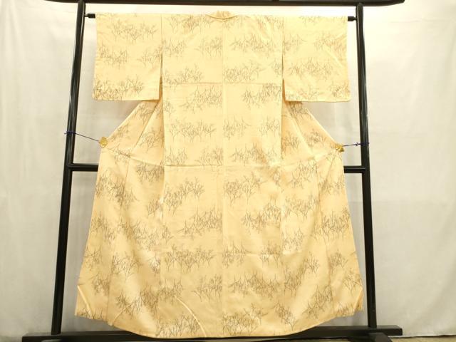 Kimono - 平和屋着物■上質な小紋　樹林文　正絹　逸品　AABD1366ma