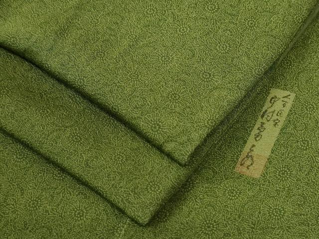 平和屋着物●重要無形文化財　人間国宝　中村勇二郎　江戸小紋　古代菊　正絹　逸品　CABB4080yc