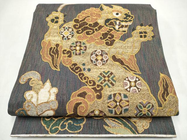 楽天市場】唐獅子 帯（帯｜和服）：レディースファッションの通販