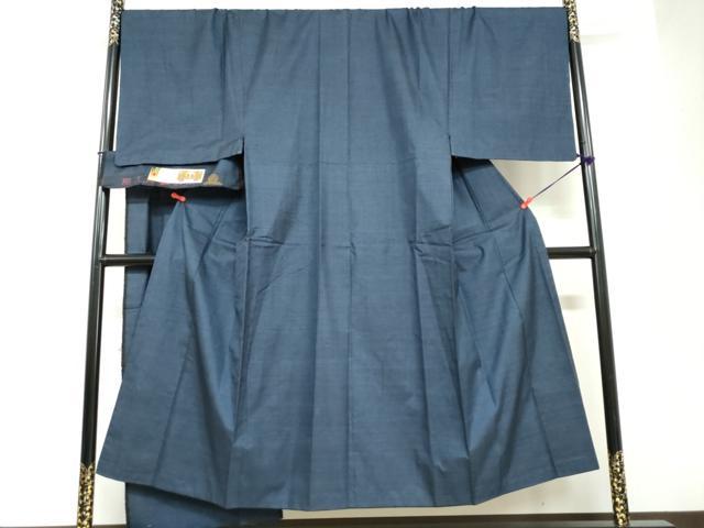 平和屋着物●男性　本場大島紬　100亀甲　総詰め　証紙付き　正絹　逸品　DAAZ7828ud