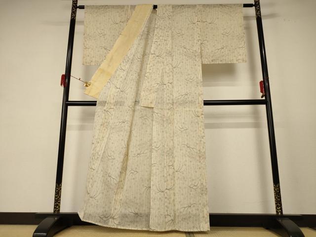 平和屋の平和屋着物＊夏物 本場大島紬 夏大島 枝花文 正絹 逸品 AABE2653jd｜アングル3