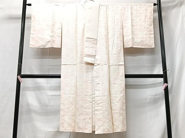 平和屋着物■長襦袢 袷 七宝繋ぎ 暈し染め 正絹 逸品 CABB2885xe