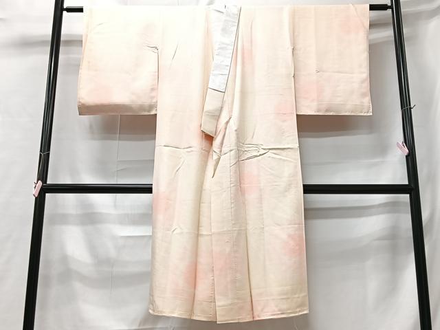 平和屋着物■長襦袢 袷 霞地紋 暈し染め 正絹 逸品 CABB2899xe