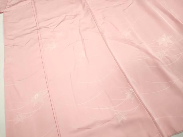 平和屋着物■上質な小紋 楓文 正絹 逸品 DABA3252qa