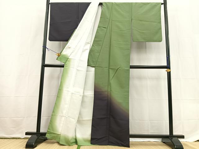 平和屋の平和屋着物■訪問着 霞文 暈し染め 洗える着物 BAAX9256yc｜アングル2