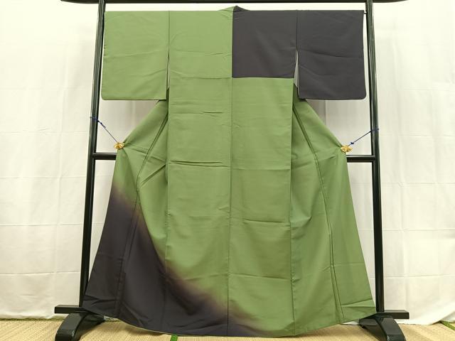 平和屋着物■訪問着 霞文 暈し染め 洗える着物 BAAX9256yc