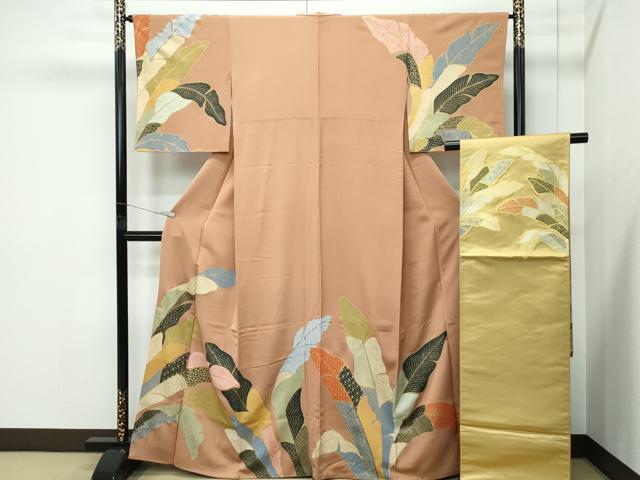 平和屋本店●極上　ジャパンオートクチュール　渡辺雪三郎　訪問着・袋帯セット　吉...