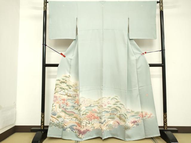 ■■■　サイズ　■■■ 身丈 162cm（肩から） 裄丈 65cm 袖丈 47cm　縫込み 2cm 袖幅 33cm 前幅 24cm 後幅 30cm 着物縫いこみ 内揚げ 3cm 裄 お袖側 約3cm　身頃側 約3cm ■■■　商品詳細　■■...