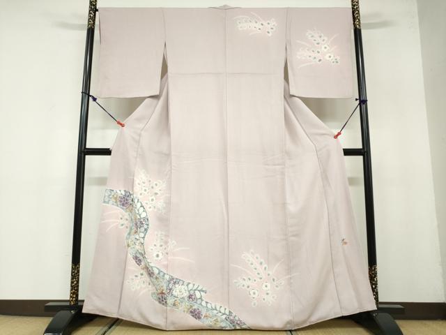 平和屋着物●訪問着　作家物　絞り　辻が花　正絹　逸品　DAAZ7934ud