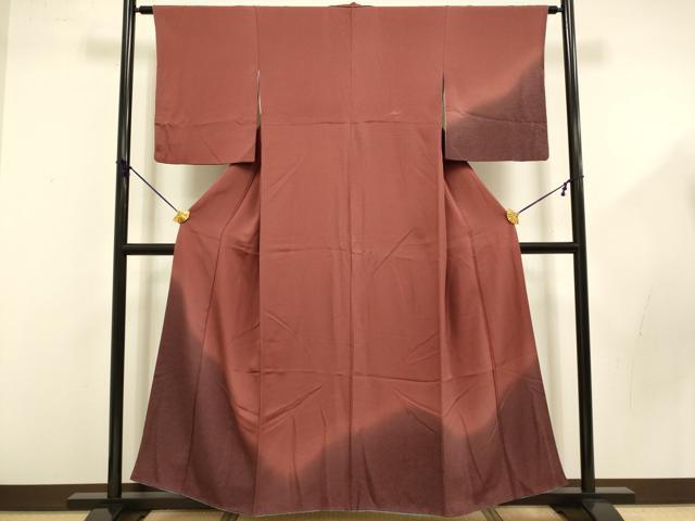Kimono - 平和屋着物■訪問着　笹竹間道　暈し　正絹　逸品　DABD6013du