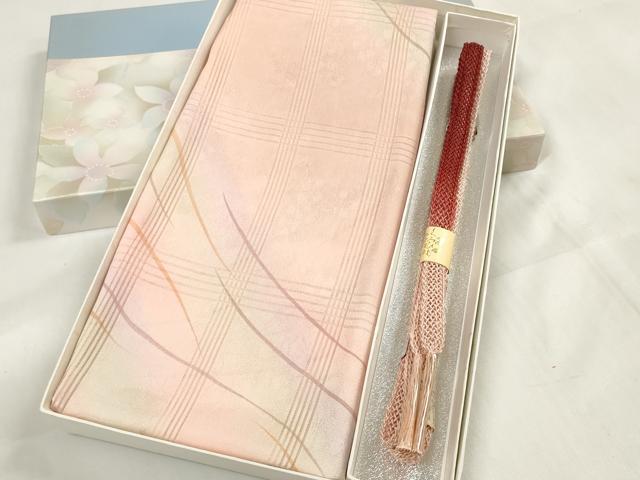 Other - 平和屋着物＊夏物　和装小物　帯締め・帯揚げセット　絽　舞花地紋　組紐　逸品　未使用　DAAV8511zzz