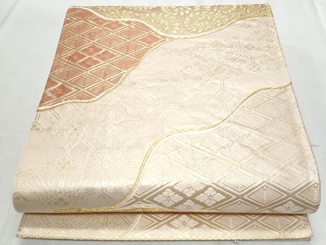 Other - 平和屋着物◎六通柄袋帯　唐織　吉祥文　金糸　正絹　逸品　CABE6159fb
