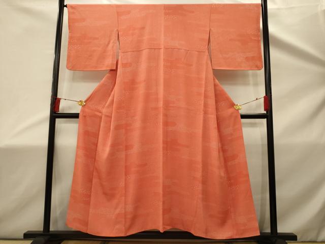 乐天商城 - 平和屋着物■江戸小紋　霞花文　正絹　逸品　AABD5403sx